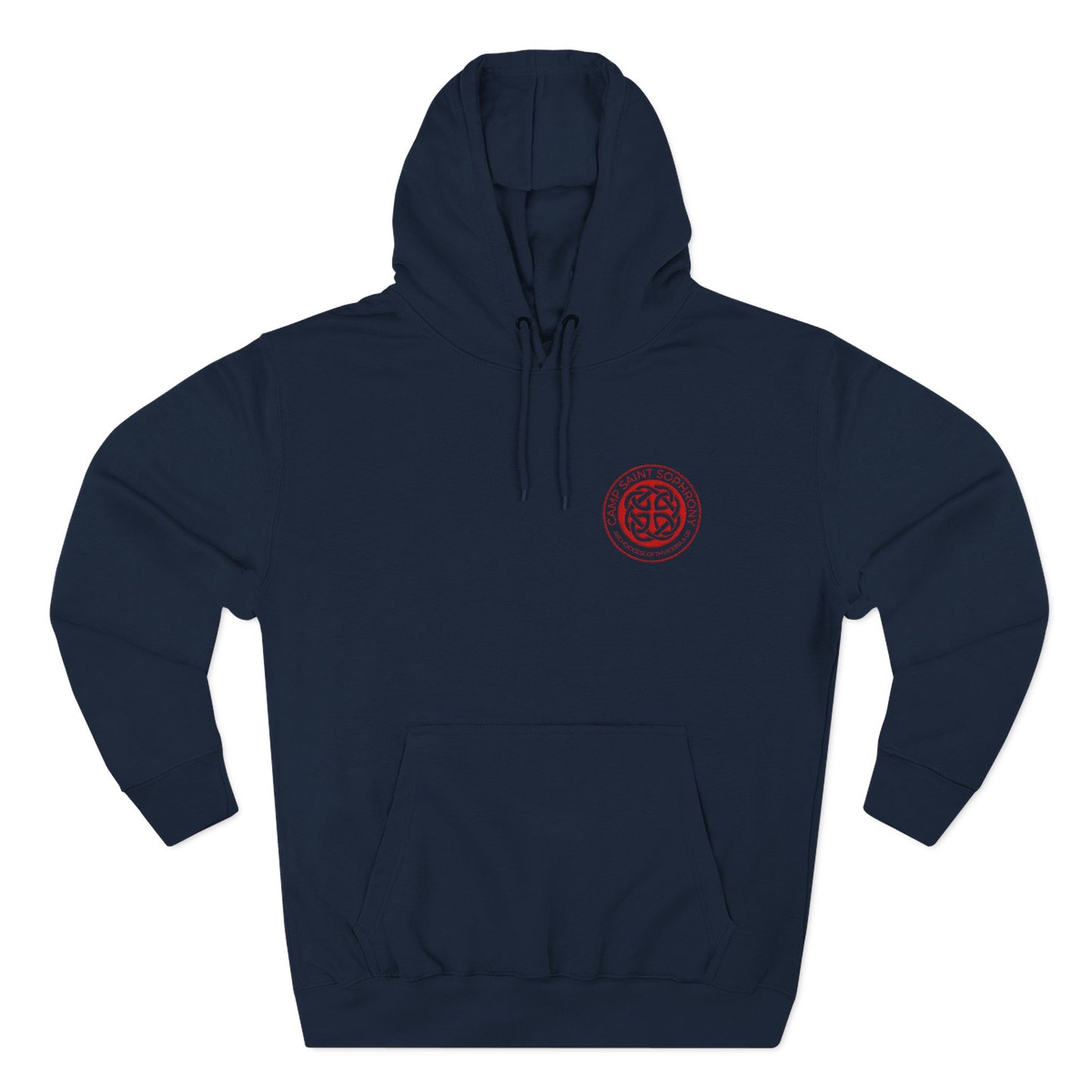 Red Logo Fleece Hoodie