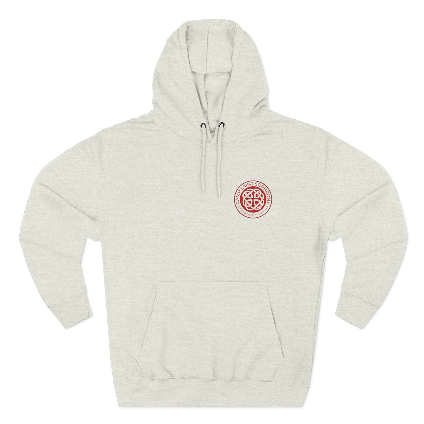 Red Logo Fleece Hoodie