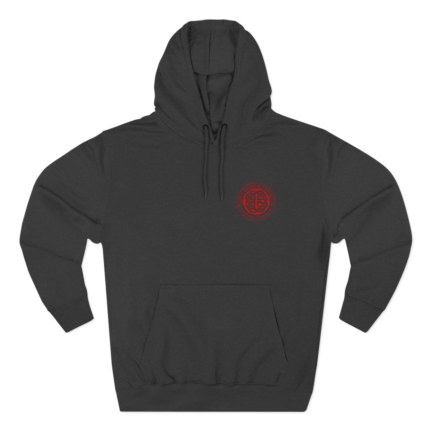 Red Logo Fleece Hoodie