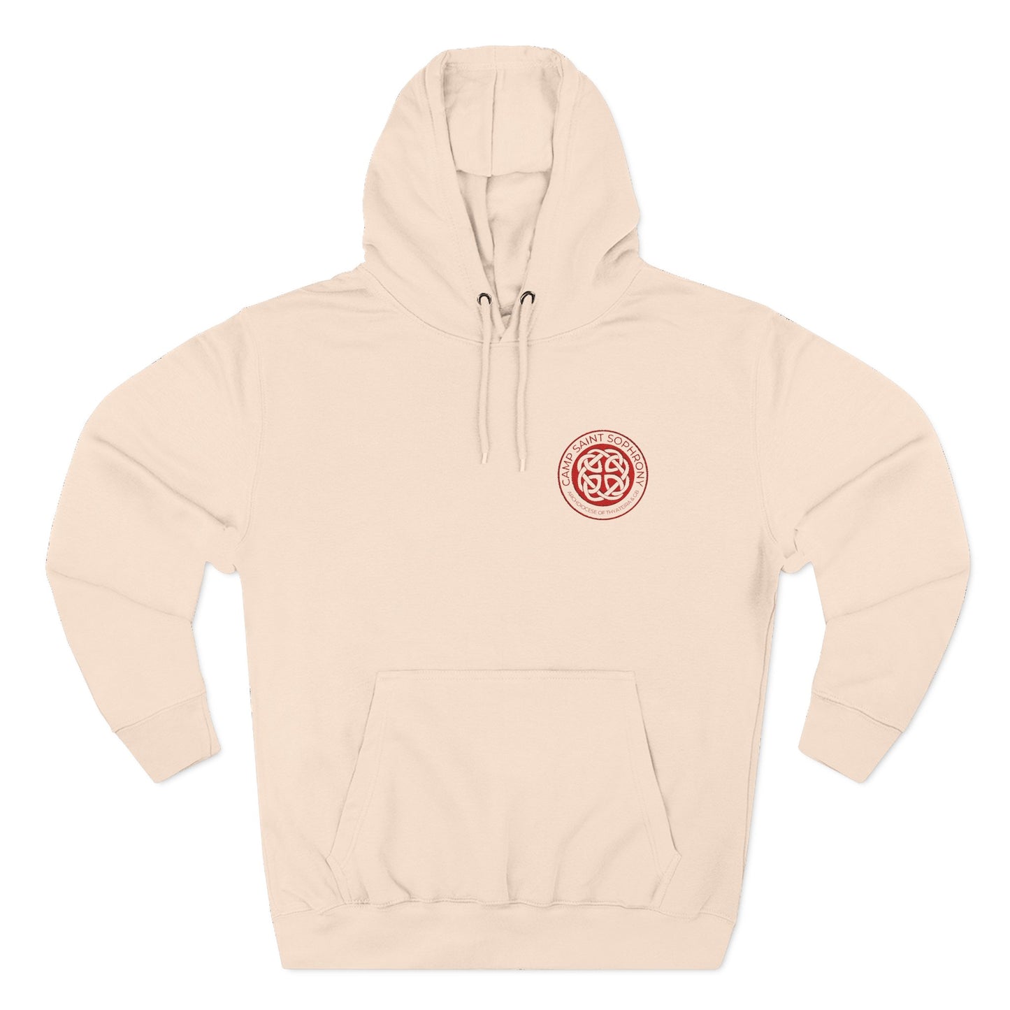 Red Logo Fleece Hoodie