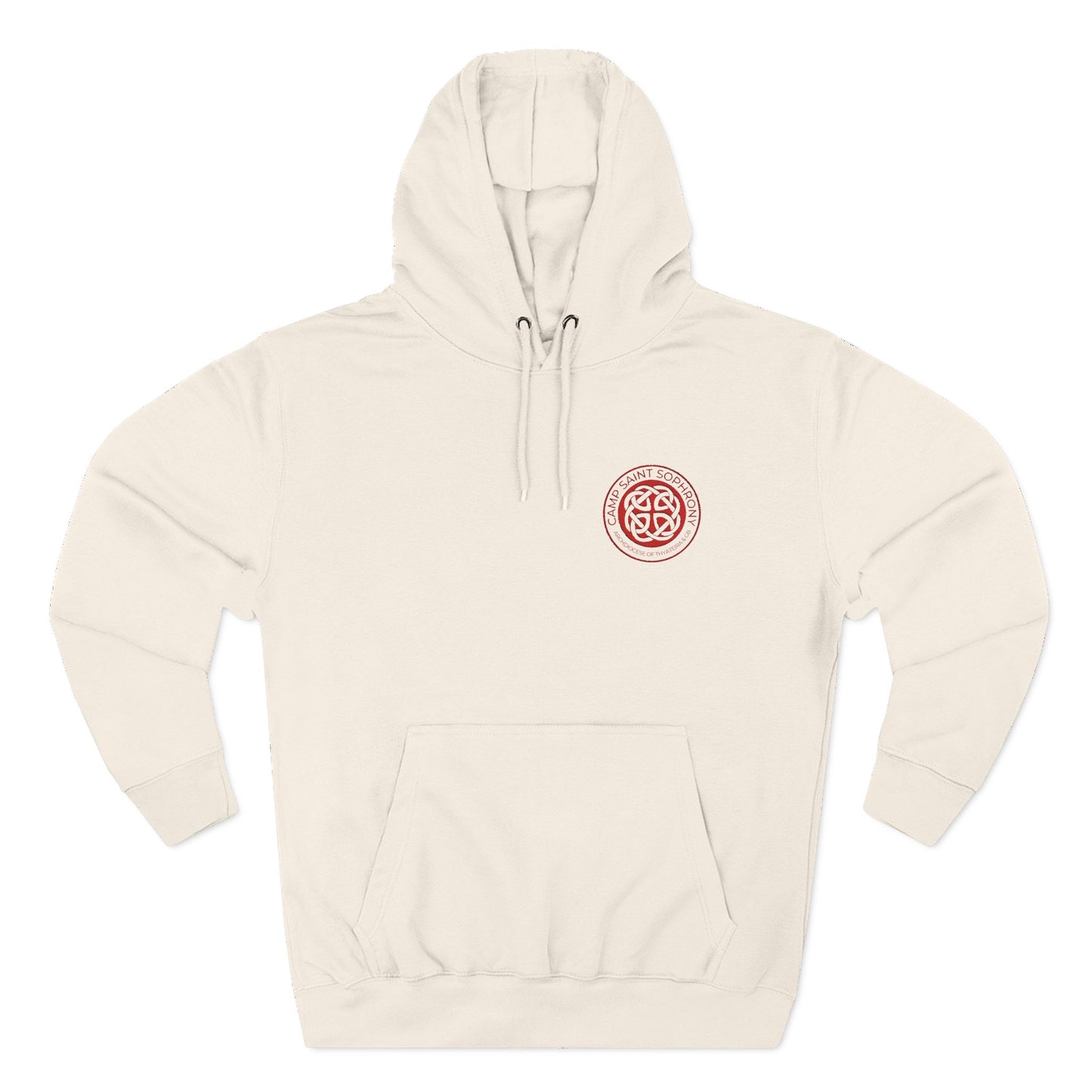Red Logo Fleece Hoodie