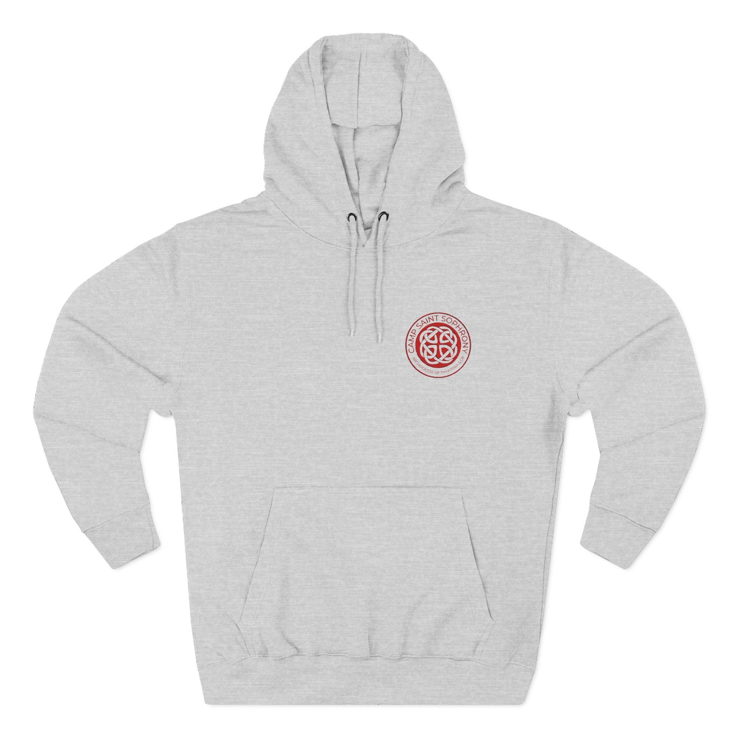 Red Logo Fleece Hoodie