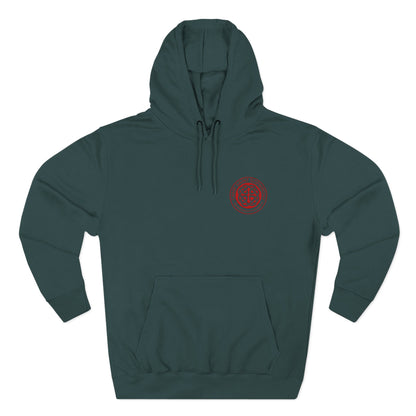 Red Logo Fleece Hoodie