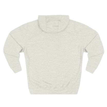 Hanorac din fleece cu logo albastru