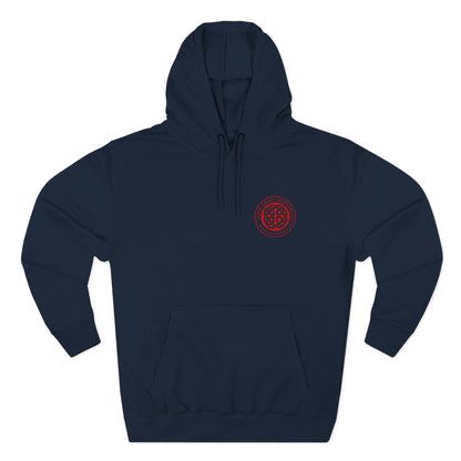 Red Logo Fleece Hoodie