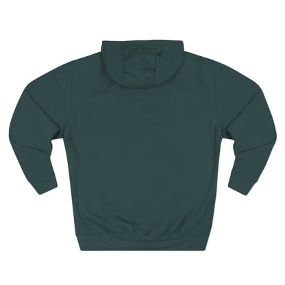Hanorac din fleece cu logo albastru