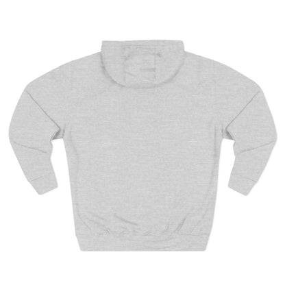 Hanorac din fleece cu logo albastru
