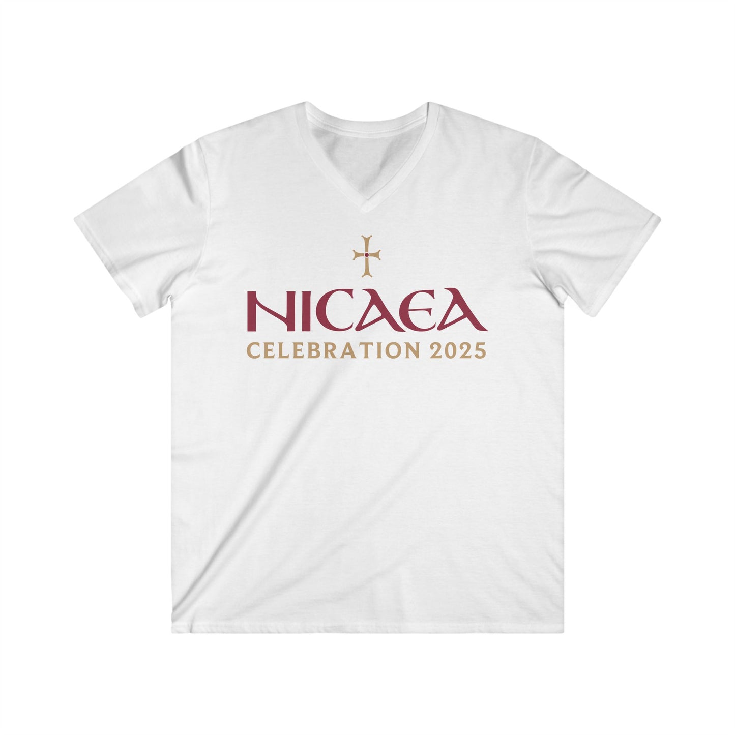 Men's Fitted V-Neck Short Sleeve Tee